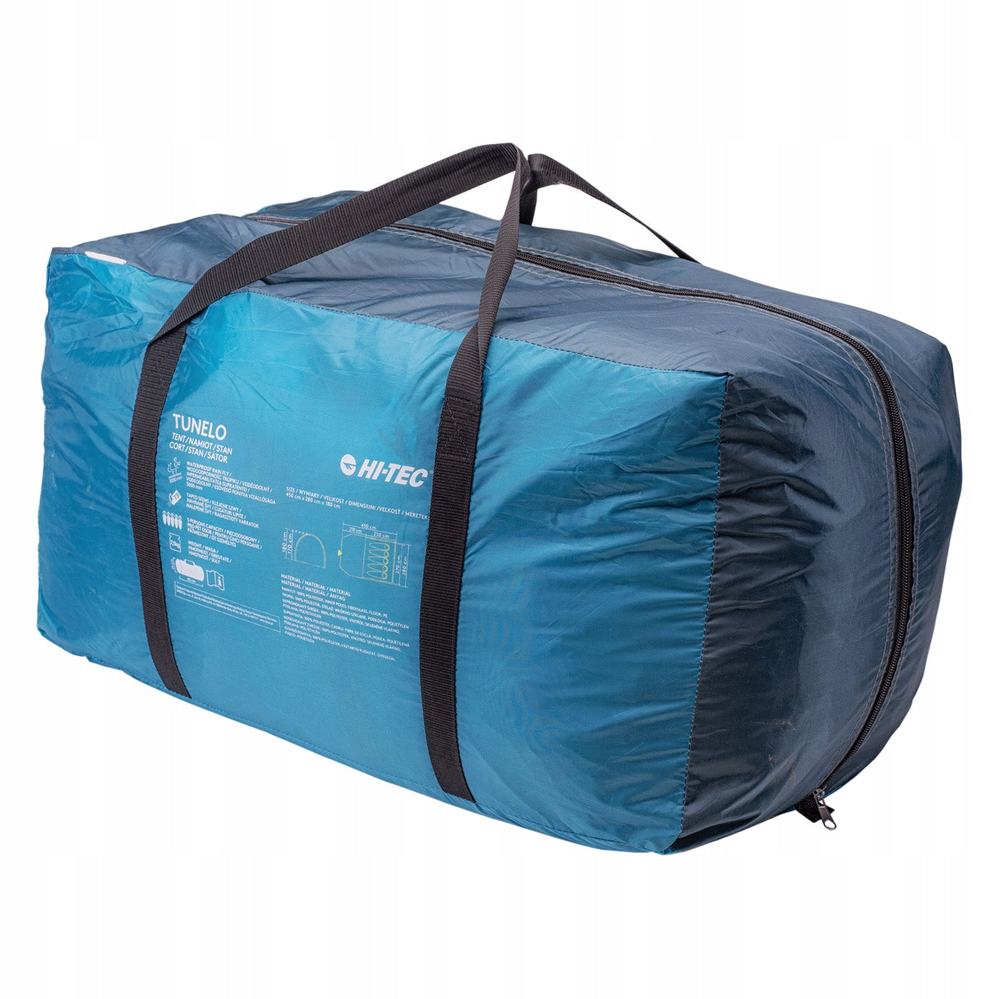 TOURIST TENT HI-TEC TUNELO 5 PERSONS 3000mm Number of bedrooms 1
