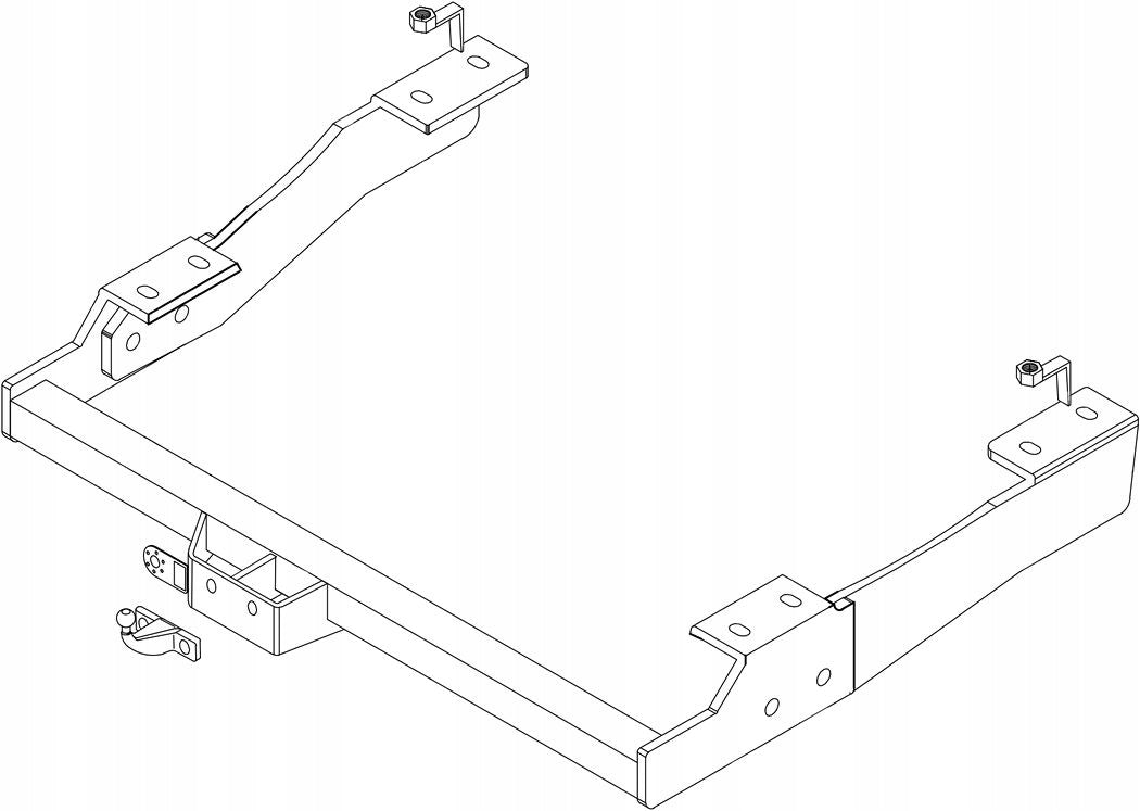 TOW BAR RENAULT + HARNESS RENAULT HIT 2II 2001-14 OPEL VIVARO A 1 Manufacturer's catalog number B21683-D