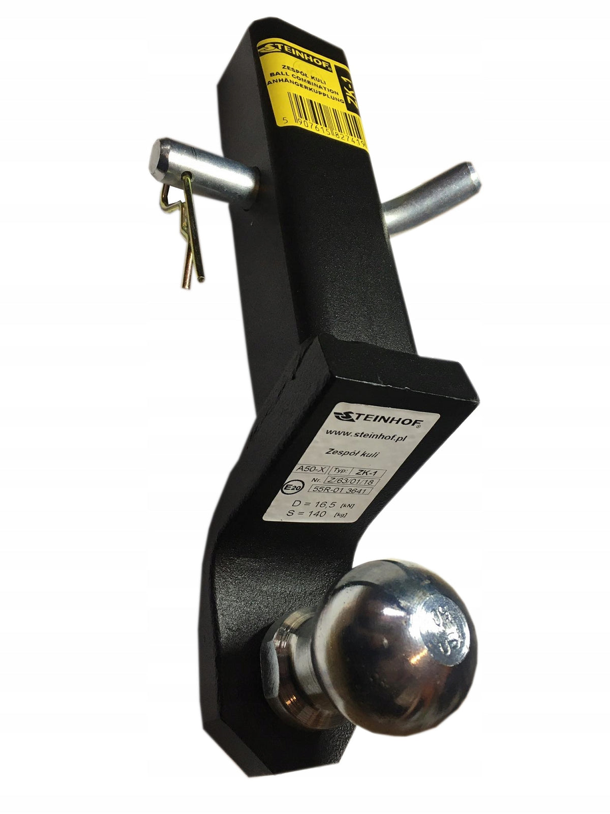 TOW HOOK ADAPTER BALL 50x50 ZK-1 Manufacturer's catalog number ZK-01-F150