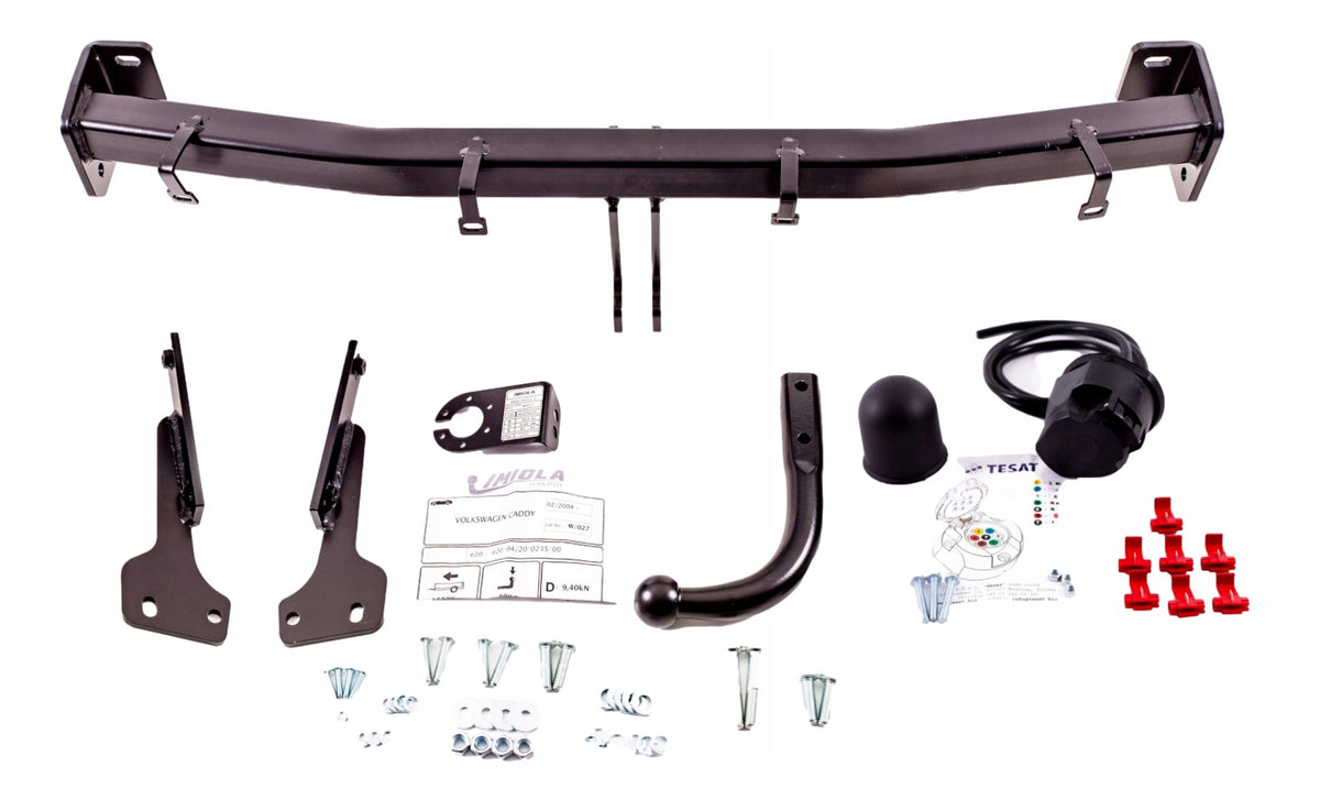 TOW HOOK + HARNESS VW CADDY 2004-2018 E20