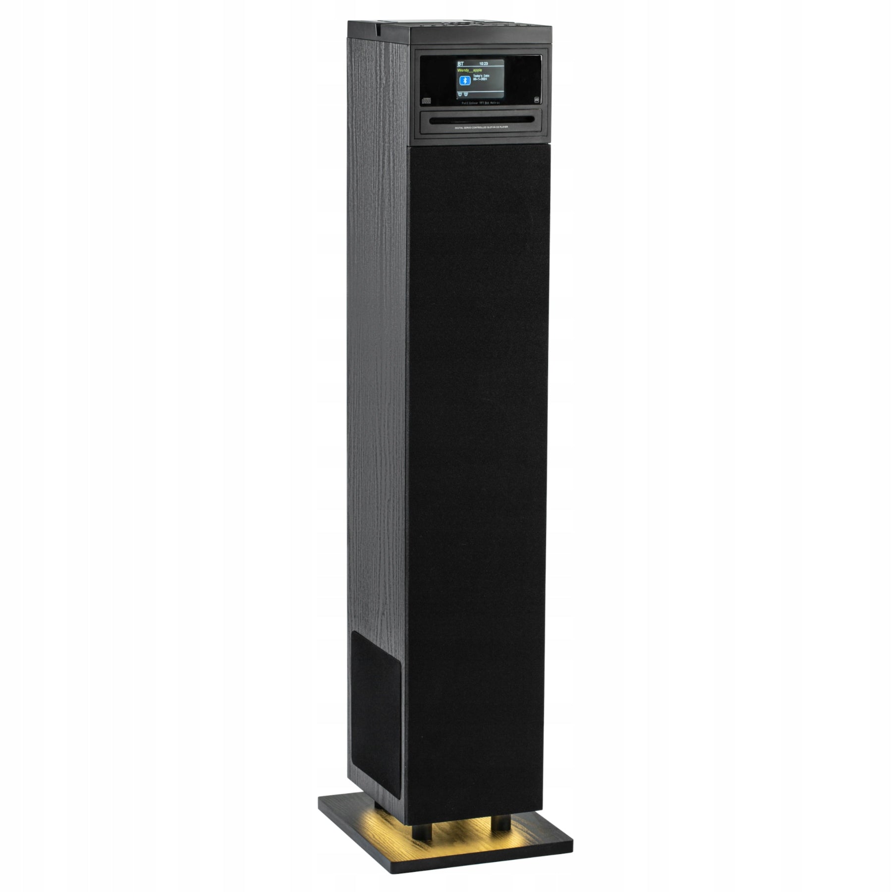TOWER SPEAKER 60W ACTIVE COLUMN BT 5.0 FM RADIO USB CD player + REMOTE CONTROL Packaging status original