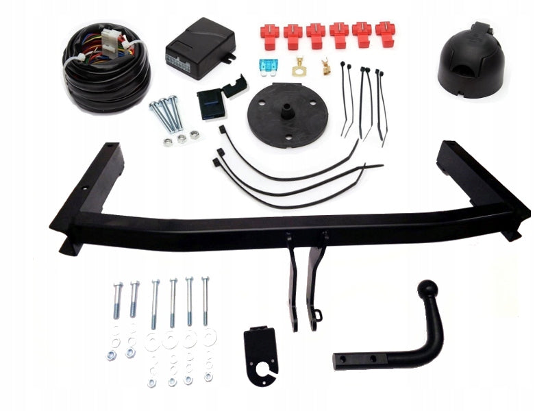 TOWING HOOK + 7-PIN MODULE FOR AUDI A4 B6 B7 SEDAN+KOMBI 2000kg Packaging status original