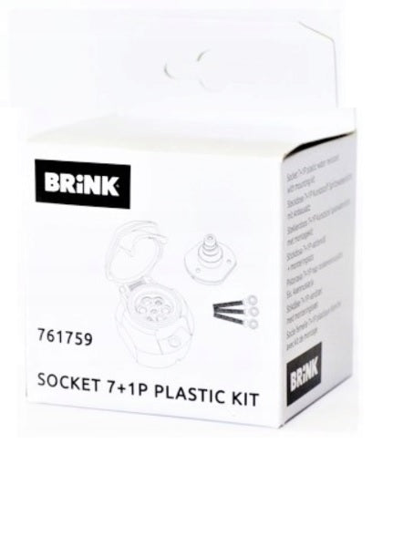TOWING HOOK SOCKET 7 PIN BRINK 12V with rubber cover for tow truck trailer EAN (GTIN) 8712762750056
