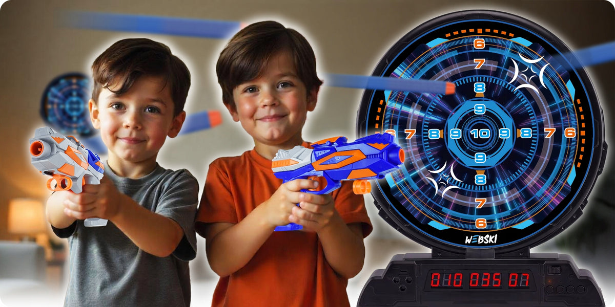 TOY ELECTRONIC SHIELD FOR PLAYING SHOOTING RANGE SOUND TARGET POINT GUNS Packaging status original