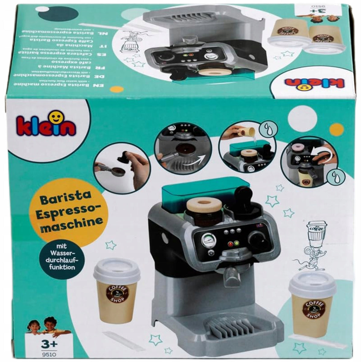TOY ESPRESSO MACHINE BARISTA SET FOR CHILDREN AGD