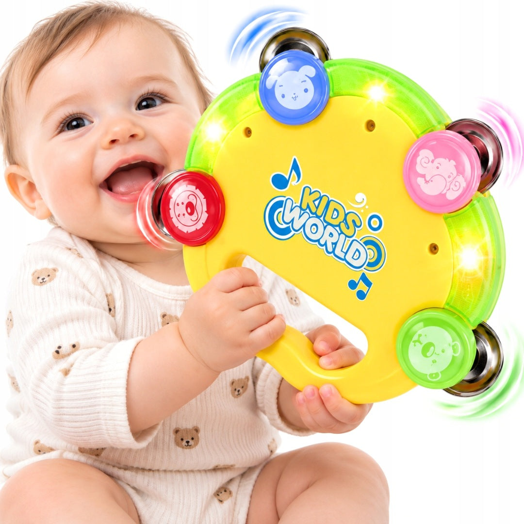 TOY GRECHOTKA FOR INFANTS TAMBOURINE FOR CHILDREN MUSICAL INSTRUMENT 6M+