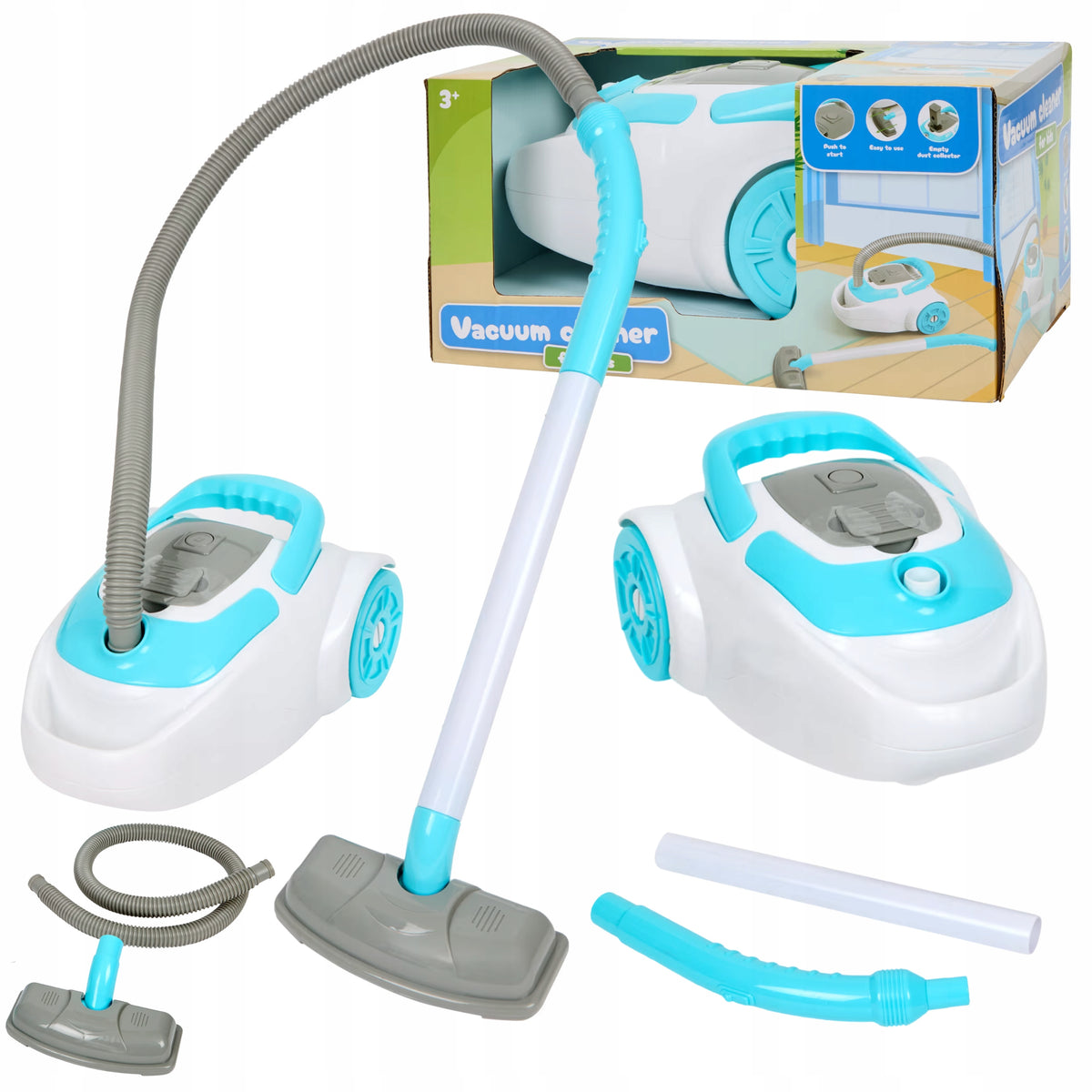 TOY INTERACTIVE VACUUM CLEANER WITH SOUND FOR KIDS LEARNING TOY