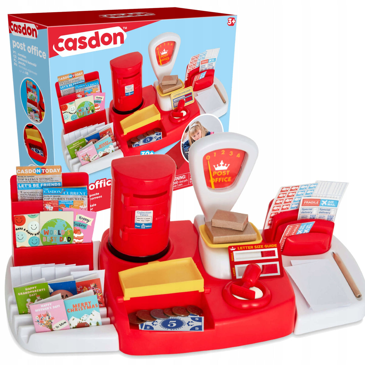 TOY MAIL STAND WEIGHT CARD + ACCESSORIES