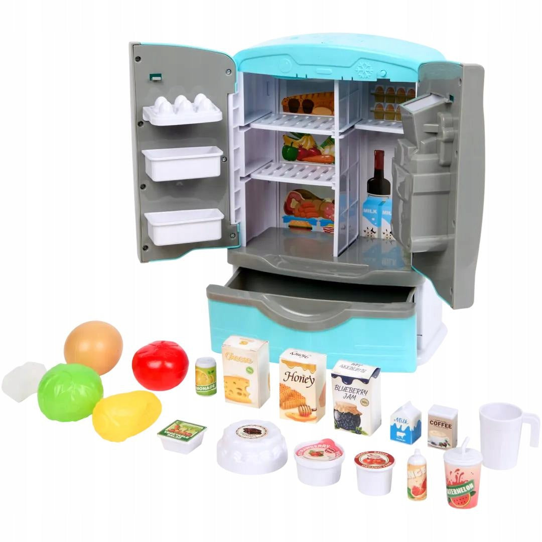 TOY REFRIGERATOR WITH SOUND LIGHT ICE FEEDER 20 ELEMENTS Manufacturer code 3217599