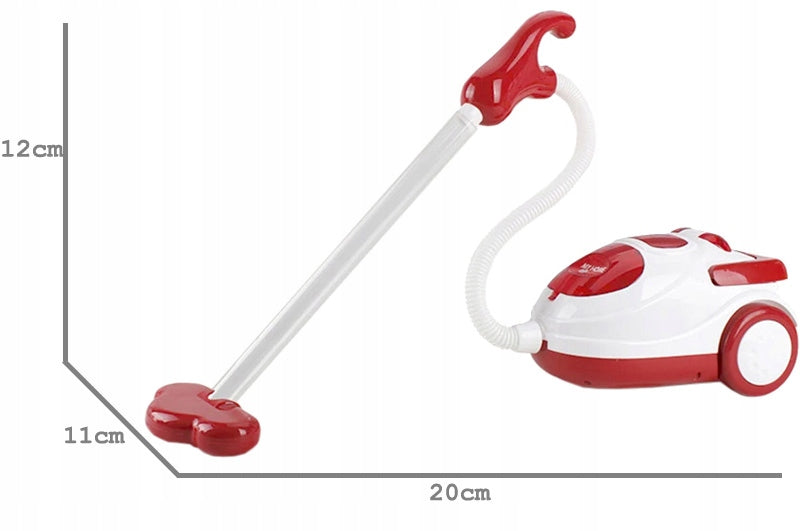 TOY VACUUM CLEANER FOR CHILDREN INTERACTIVE VACUUM CLEANER RUNS ON BATTERIES Packaging status original