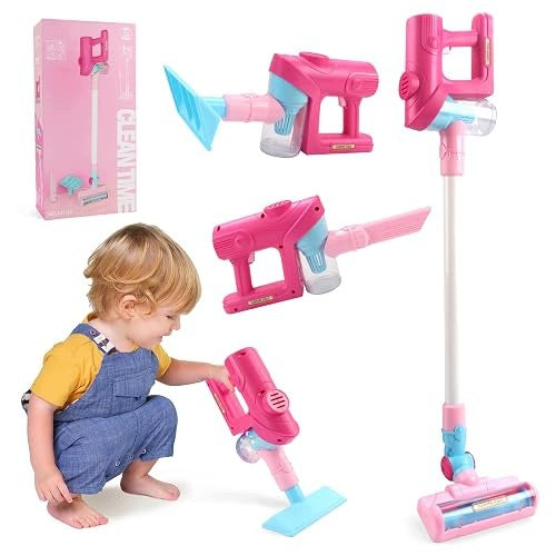 TOY VACUUM CLEANER FOR KIDS PLAY SET TWO ABS MODES FOR BIRTHDAY Brand no brand