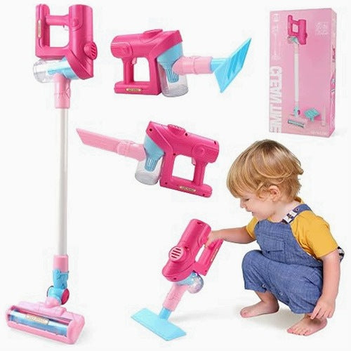 TOY VACUUM CLEANER FOR KIDS PLAY SET TWO ABS MODES FOR BIRTHDAY