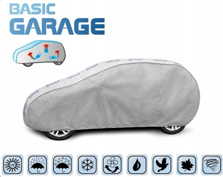 TOYOTA YARIS I (1999-2005) TARPAULIN PROTECTIVE COVER FOR CAR Product weight with unit packaging 3.47 kg