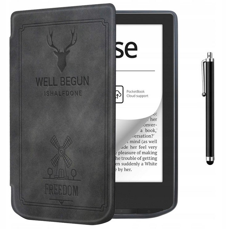 TPU Case with Stylus for PocketBook Verse / Pro / Color / GoBook 2 3
