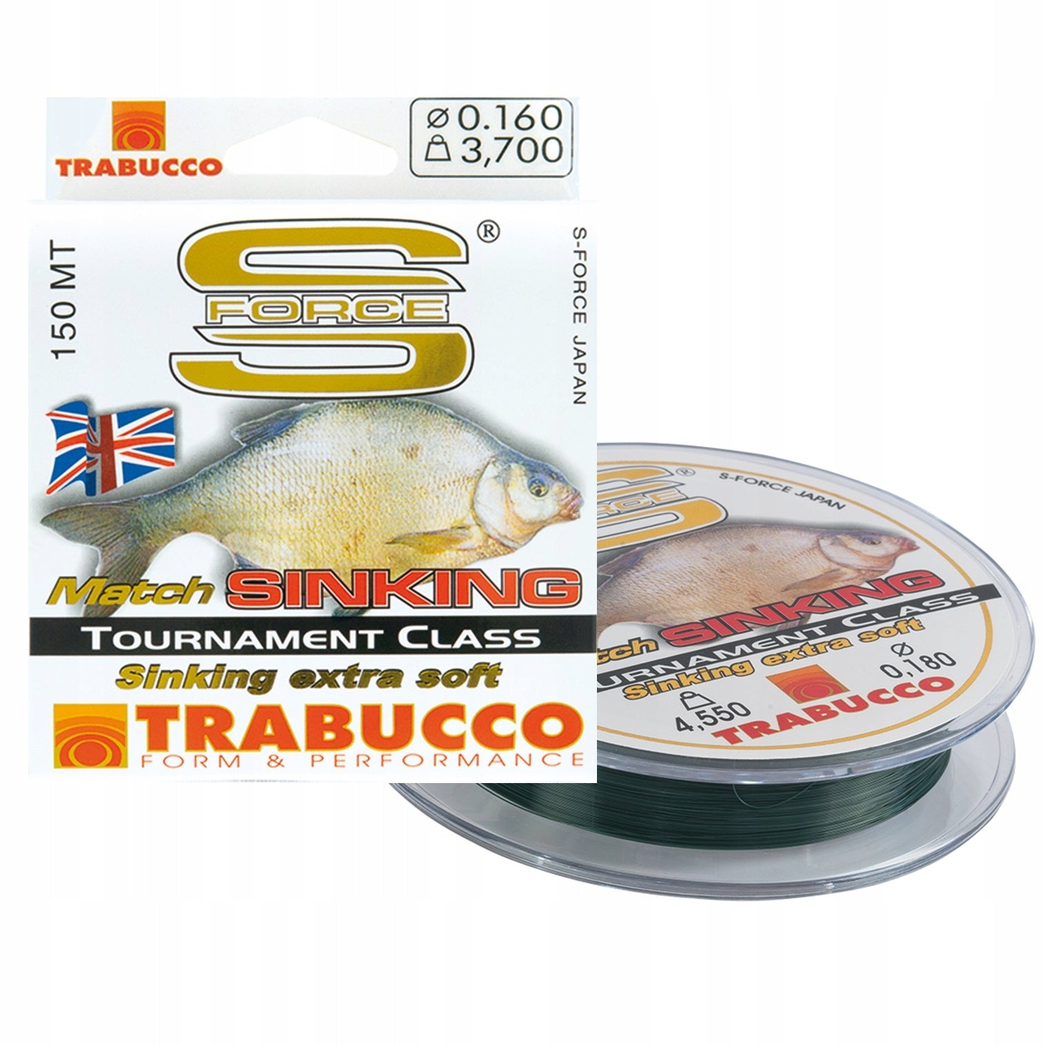 TRABUCCO S-FORCE MATCH SINKING LINE 0.20 MM 150