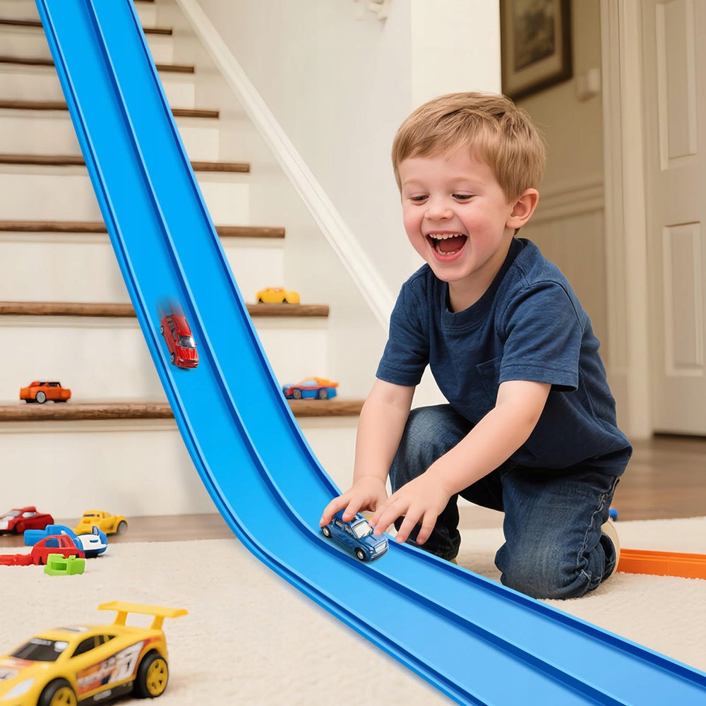 TRACK FLEXIBLE RACING PVC 390CM TOY FOR CHILDREN GIFT SET Brand no brand