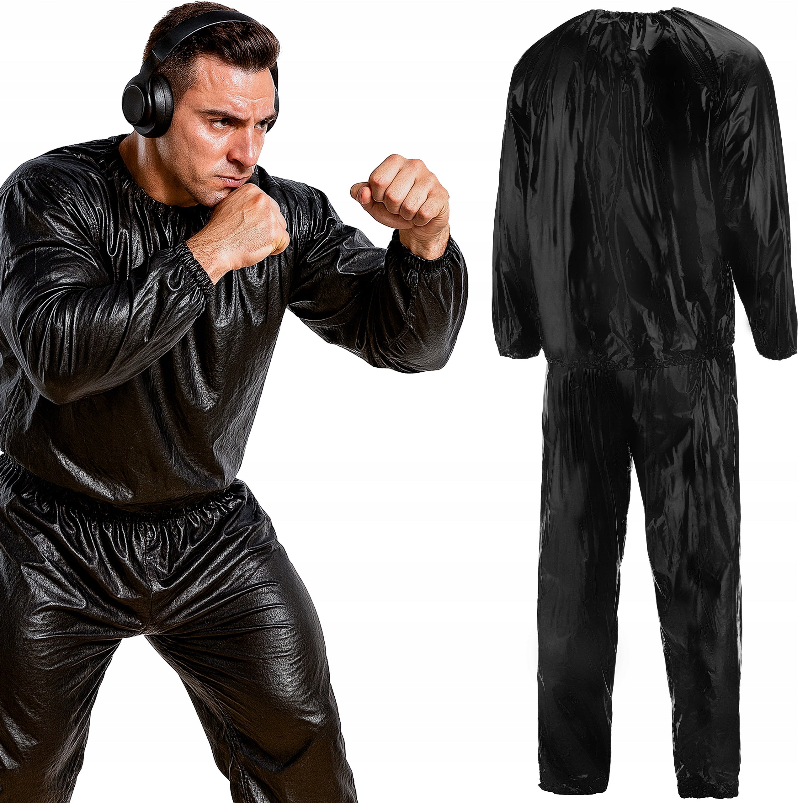 TRACKSUIT SAUNA TRAINING CLOTHES WEIGHT LOSS SUIT CLUMPING KG GYMTEK