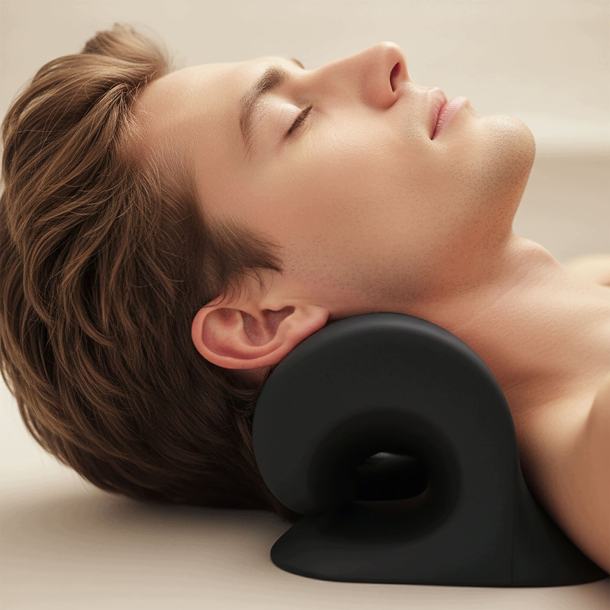 TRACTION CUSHION NECK MASSAGER NECK STRETCHING DEVICE
