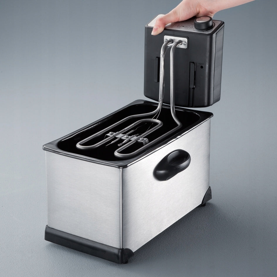 TRADITIONAL AIR FRYER 3L 2000W STAINLESS STEEL SEVERIN FR2431 Brand Severin