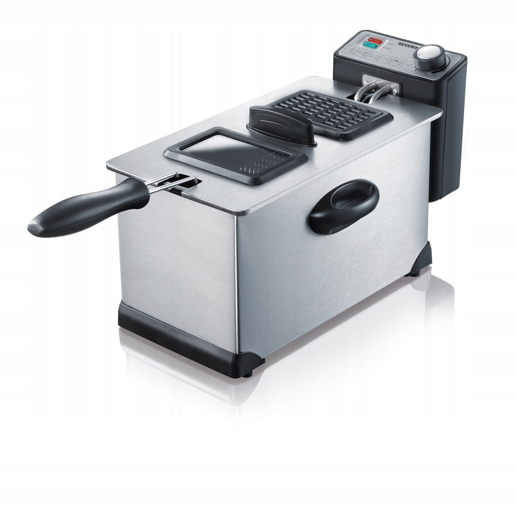 TRADITIONAL AIR FRYER 3L 2000W STAINLESS STEEL SEVERIN FR2431 Manufacturer code FR2431, FR 2431