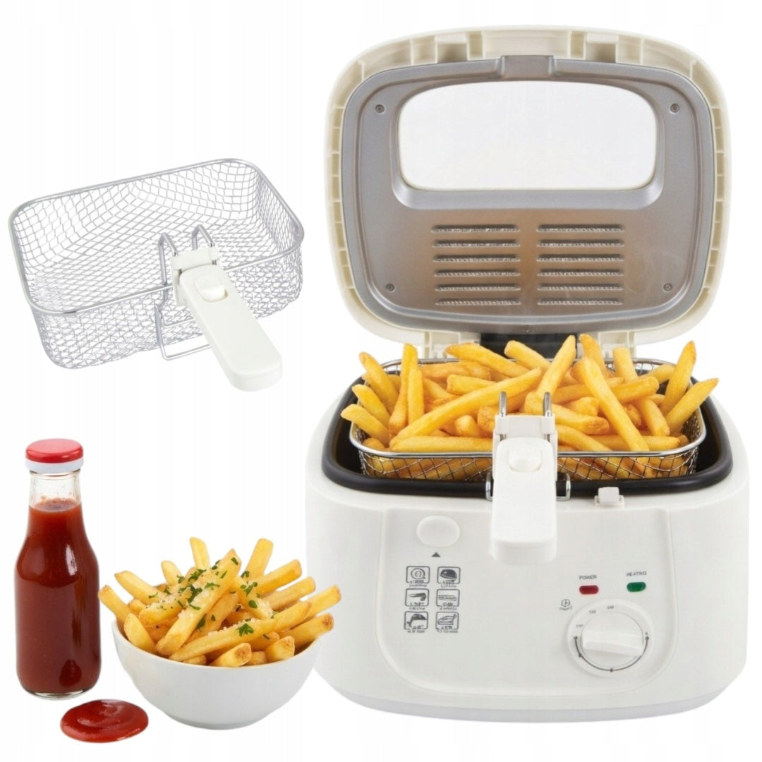 TRADITIONAL AIR FRYER WITH BASKET 2,5L 1800W Temperature control