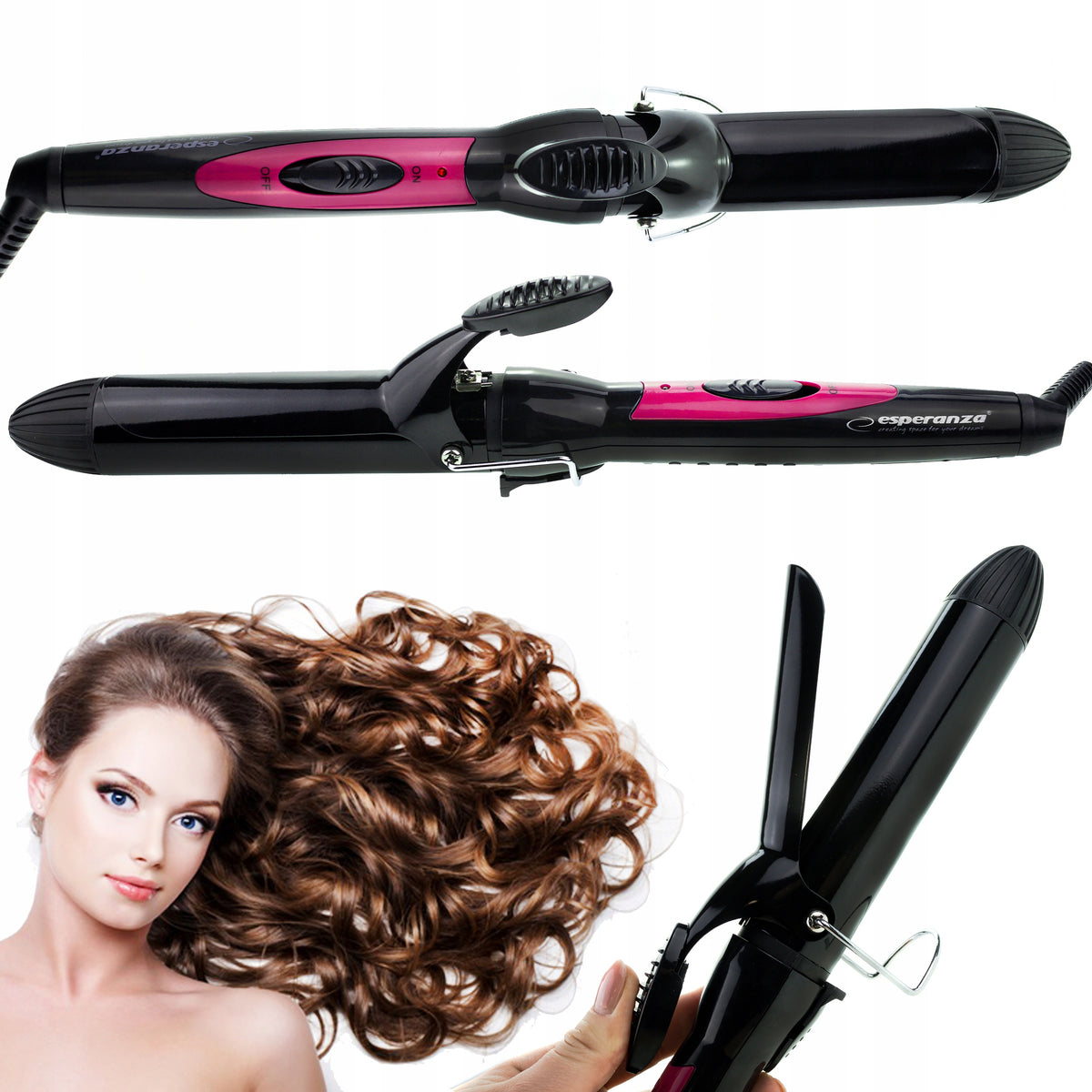 TRADITIONAL CERAMIC CURLING IRON STRONG FOR CURLING HAIR 16MM Manufacturer code EBL003