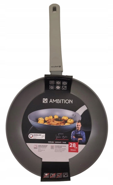 TRADITIONAL FRYING PAN 28 CM - AMBITION STEEN EAN (GTIN) 5904134579966