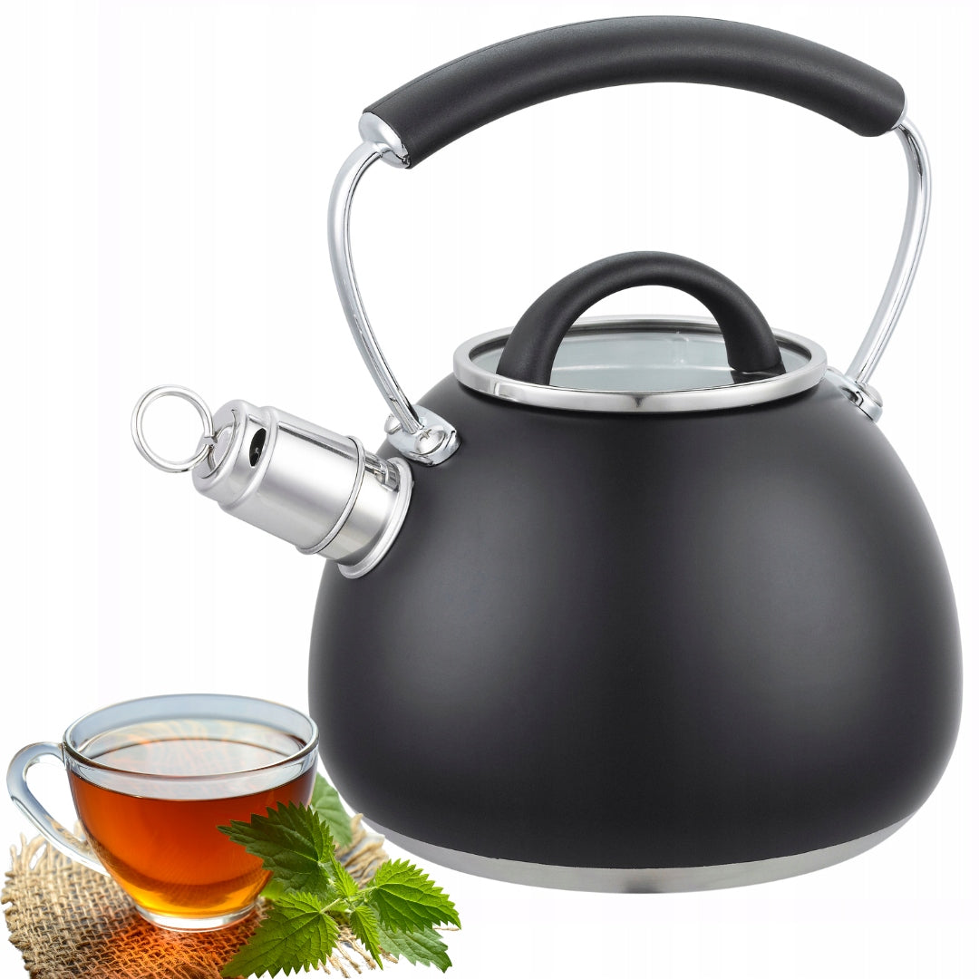 TRADITIONAL KETTLE WITH REMOVABLE WHISTLE GAS INDUCTION OFENBACH Packaging status original