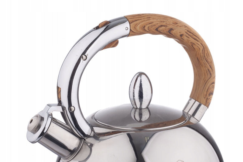 TRADITIONAL KETTLE WITH WHISTLE 3L STAINLESS STEEL Brand Kinghoff