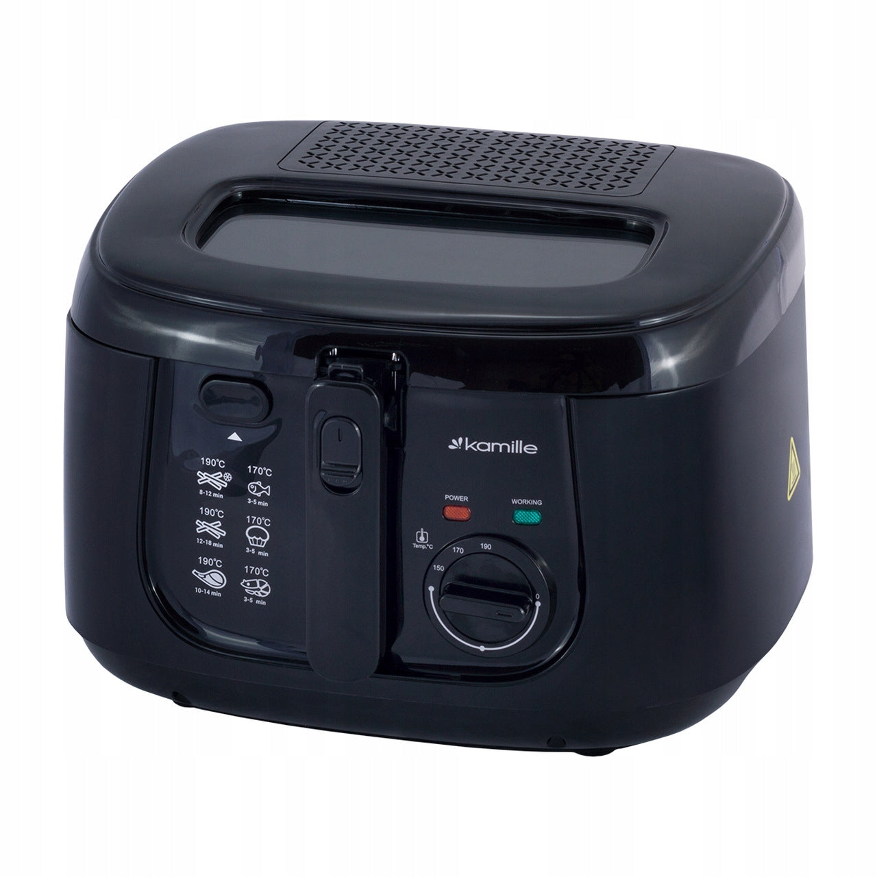 TRADITIONAL OIL AIRFRYER BLACK COMPACT POWERFUL 1800W 2.5L Manufacturer code KM-6810