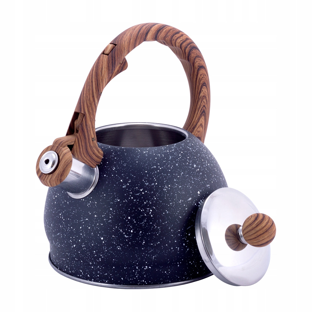 TRADITIONAL STEEL KETTLE 2 L WITH GAS WHISTLE INDUCTION KAMILLE Manufacturer code KM1071