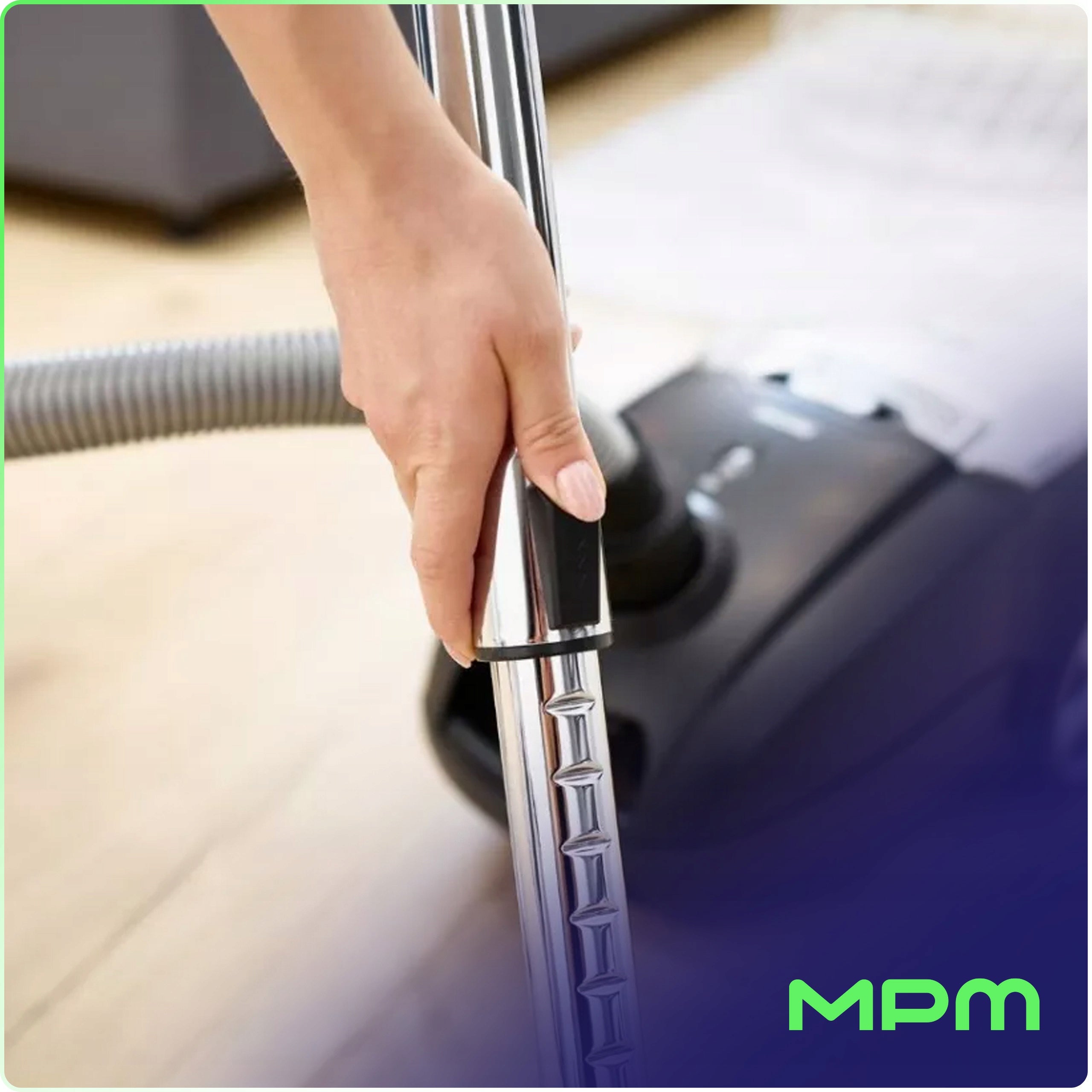 TRADITIONAL VACUUM CLEANER MPM MOD-54 BAG STRONG 850W HEPA13 INDUSTRIAL Dominant color black