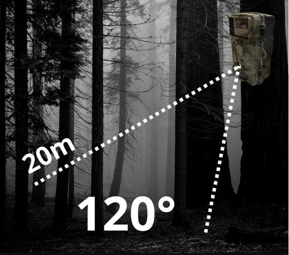 TRAIL CAMERA 4K 60MP HUNTING FOREST CAMERA WATERPROOF WIFI APP Manufacturer code FOTOPUŁAPKA-43015