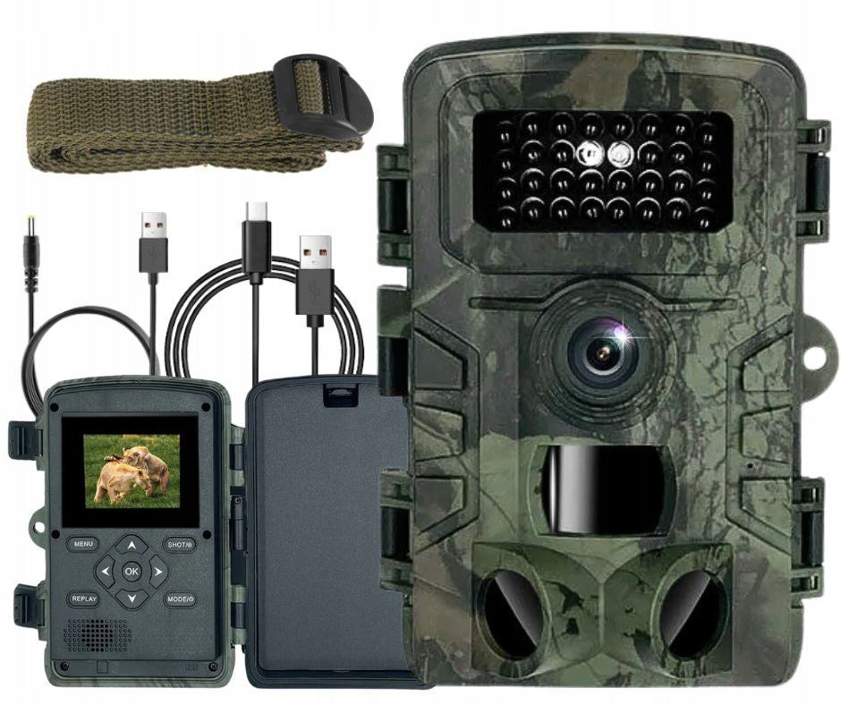 TRAIL CAMERA 4K 60MP HUNTING FOREST CAMERA WATERPROOF WIFI APP