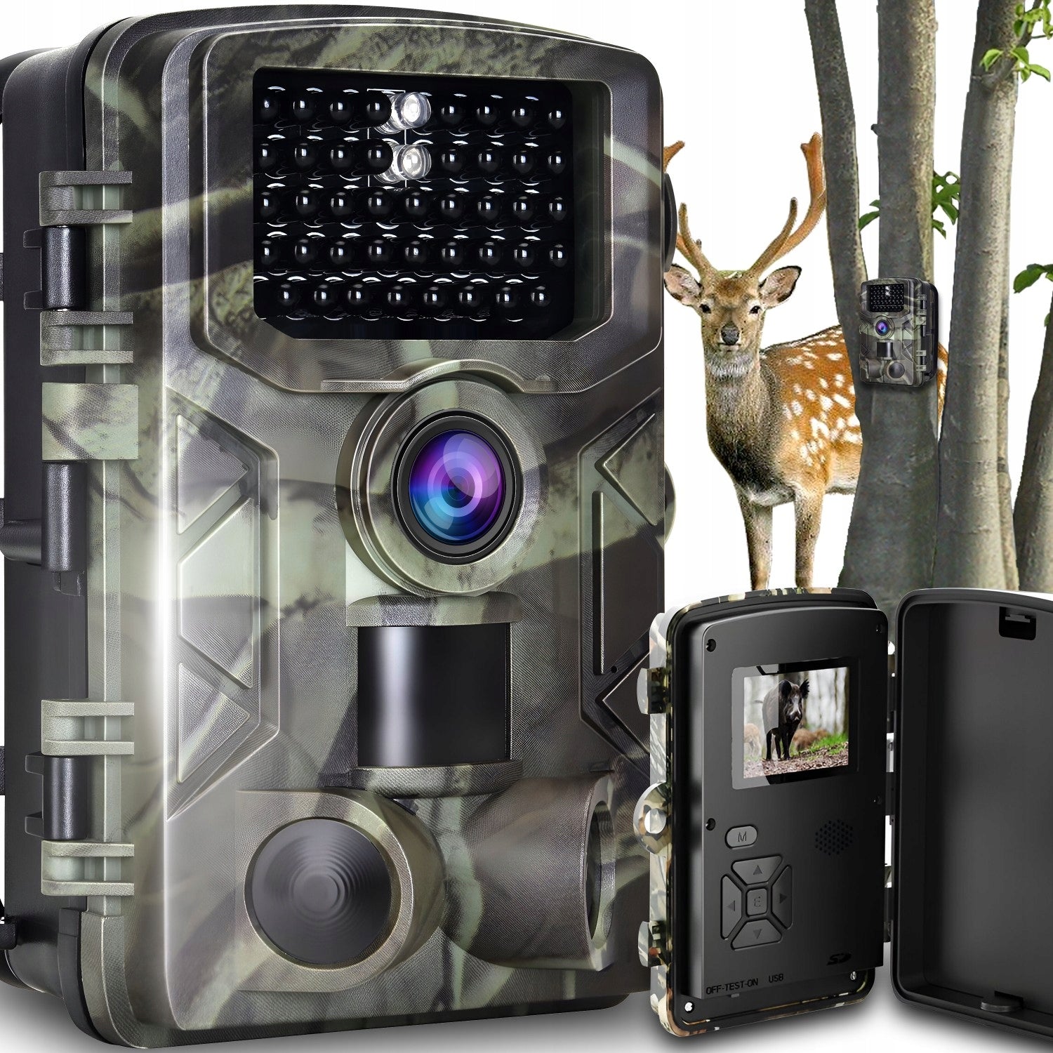 TRAIL CAMERA FOREST HUNTING CAMERA FULL HD 16Mpx IR MOTION SENSOR NIGHT MODE