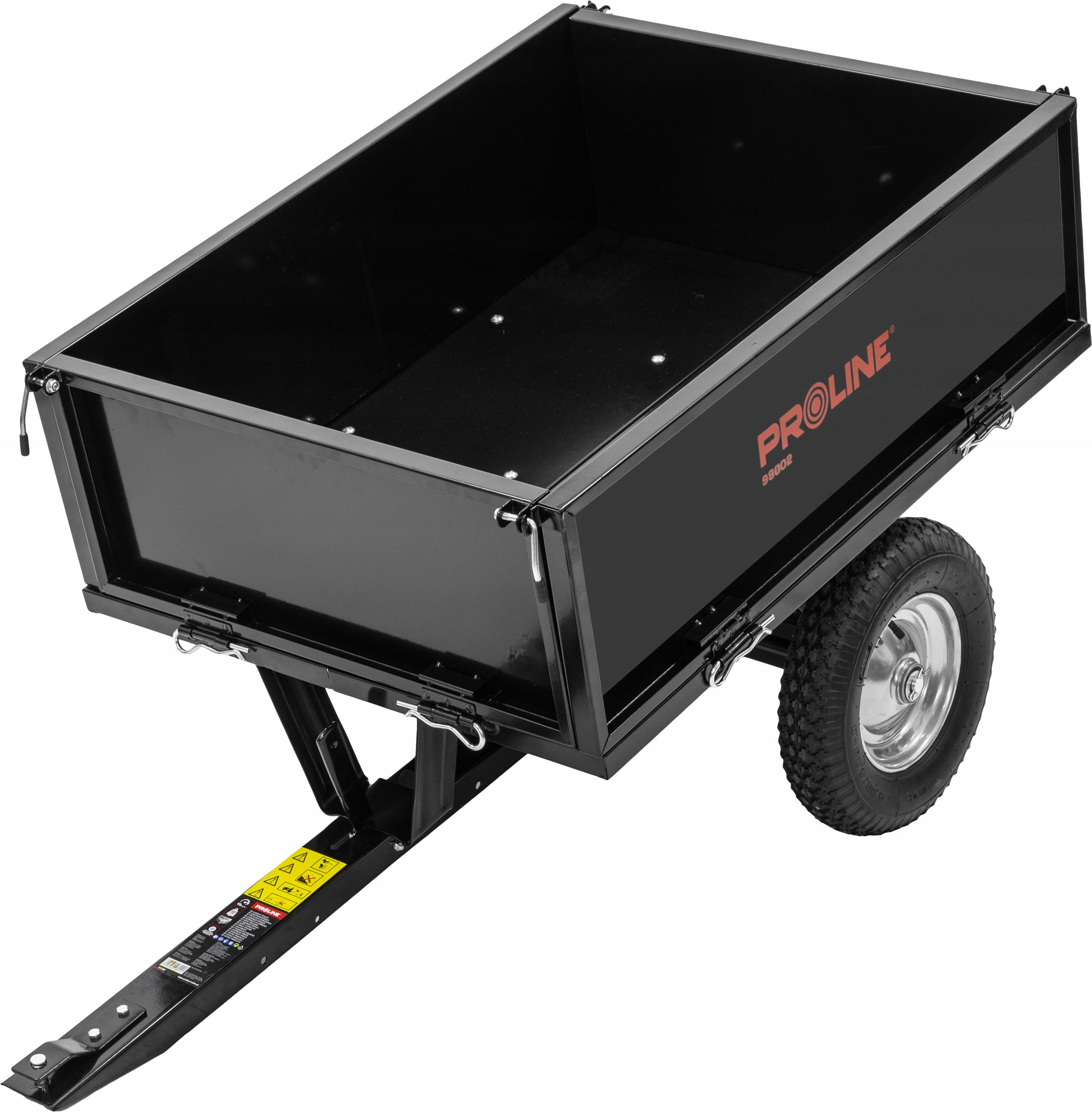 TRAILER WHEELBARROW DURABLE PROLINE FOR GARDEN TRACTOR WITH KIPROWANIE Brand Proline