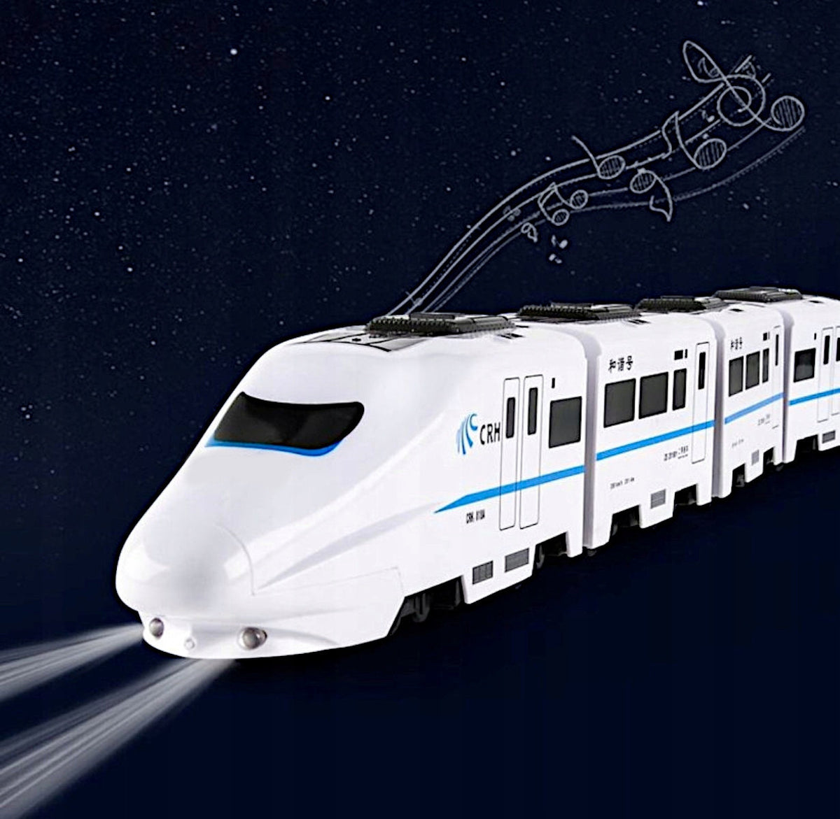 TRAIN REMOTE CONTROLLED QUEUE LOCOMOTIVE WAGONS CLOTHES PILOT GIFT Packaging status original