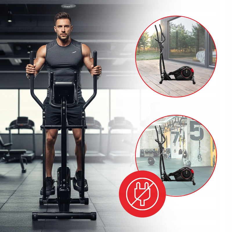 TRAINER ELLIPTICAL EXERCISE BIKE ELLIPTICAL CROSS TRAINER MAGNETIC FLEX BLACK Manufacturer code 5905186113696