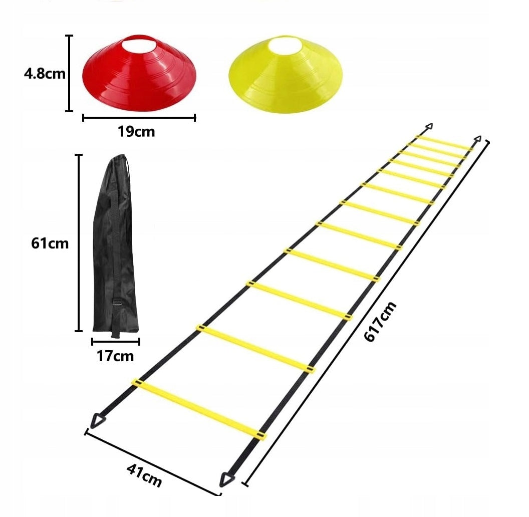 TRAINING AGILITY LADDER 6m FREEBIE CONES COORDINATION Packaging status original