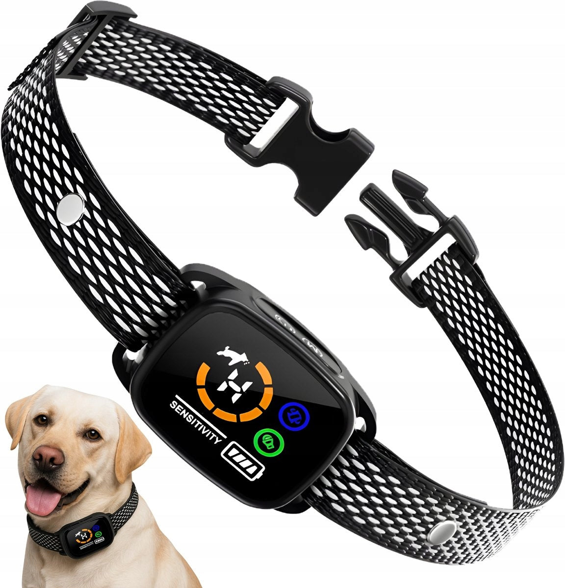 TRAINING COLLAR FOR DOG ANTI-BARK WITHOUT POWER Humane