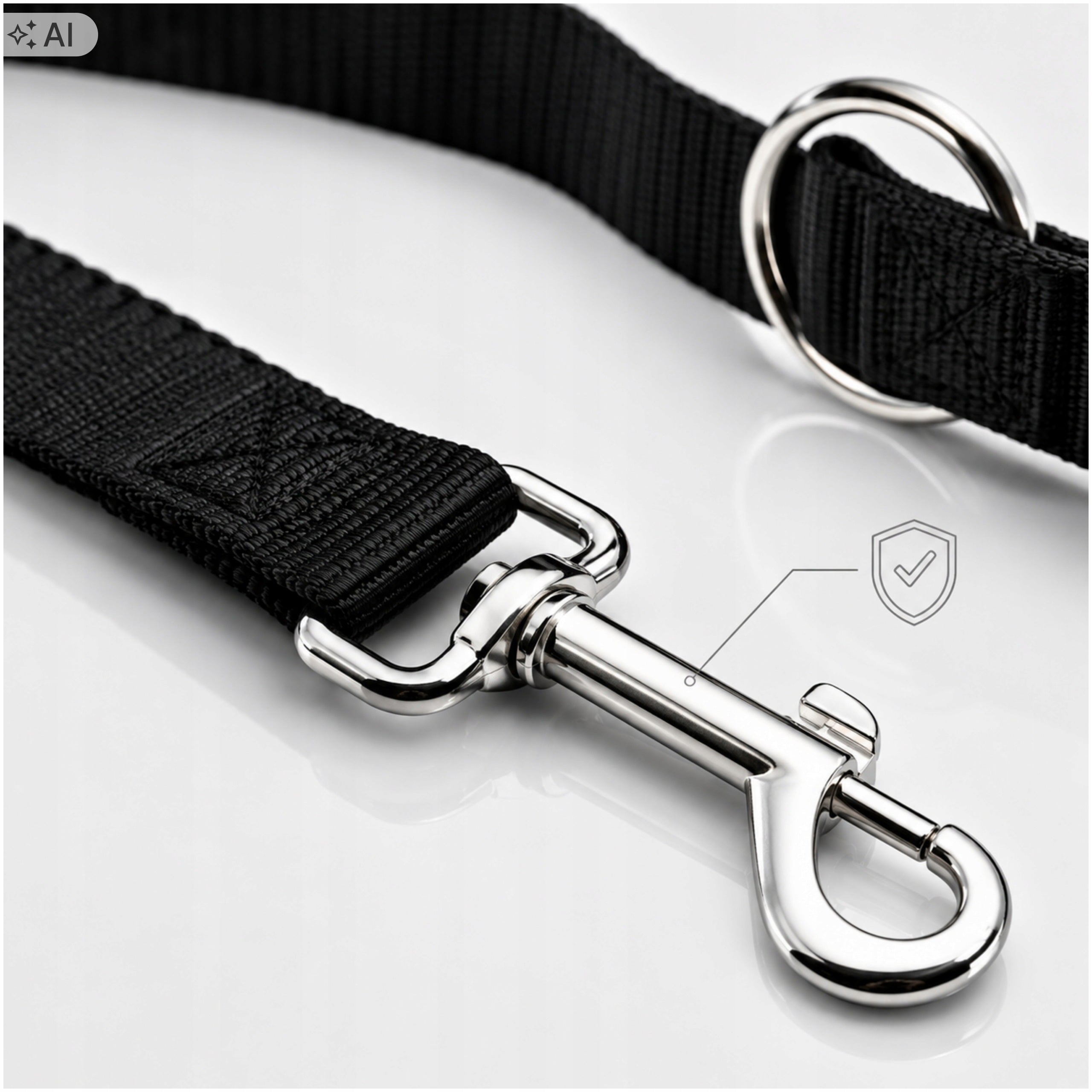 TRAINING LANYARD ADJUSTABLE 25mm 5m WALKING DOUBLE FOR DOG Manufacturer code SMYCZ PRZEPINANA TRENINGOWA REGULOWANA