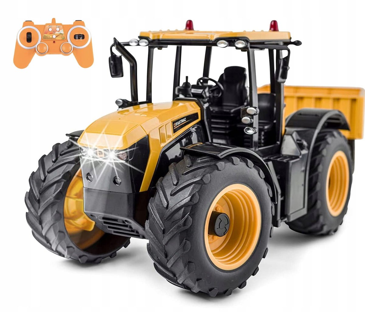 TRAKTOR JCB tractor with trailer remote controlled RC DO-E360 Manufacturer code E360-003_z_przyczepa