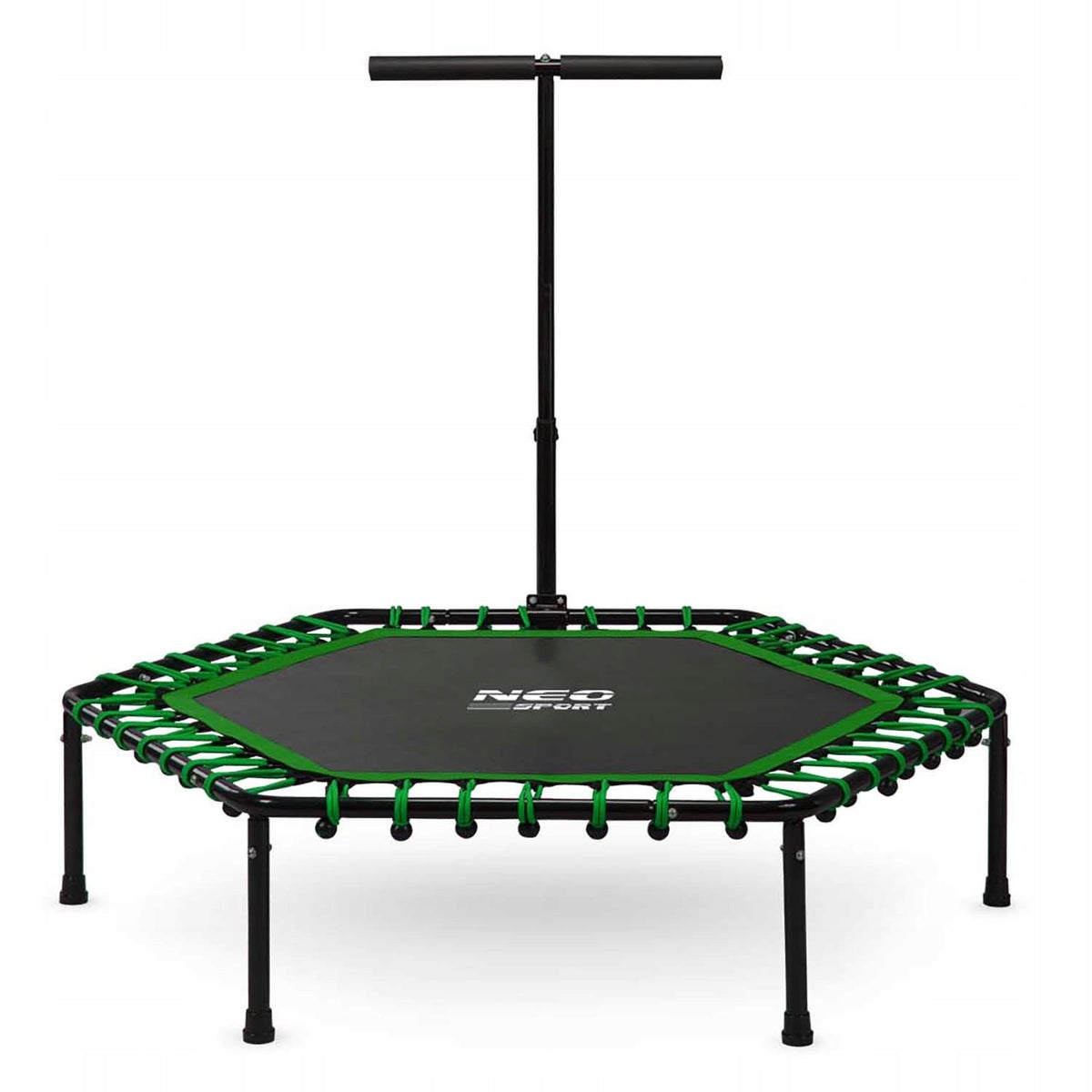 TRAMPOLINE WITH HANDLE 100kg FITNESS TRAINING FOR EXERCISE FAT BURNING Packaging status original