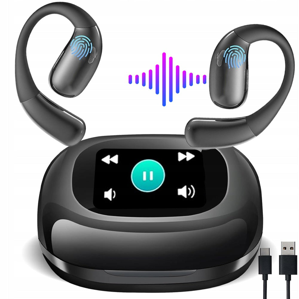 TRANSLATOR AI BLUETOOTH HEADPHONES 5.3 HI-FI TOUCH SCREEN TRAVEL AND TALK