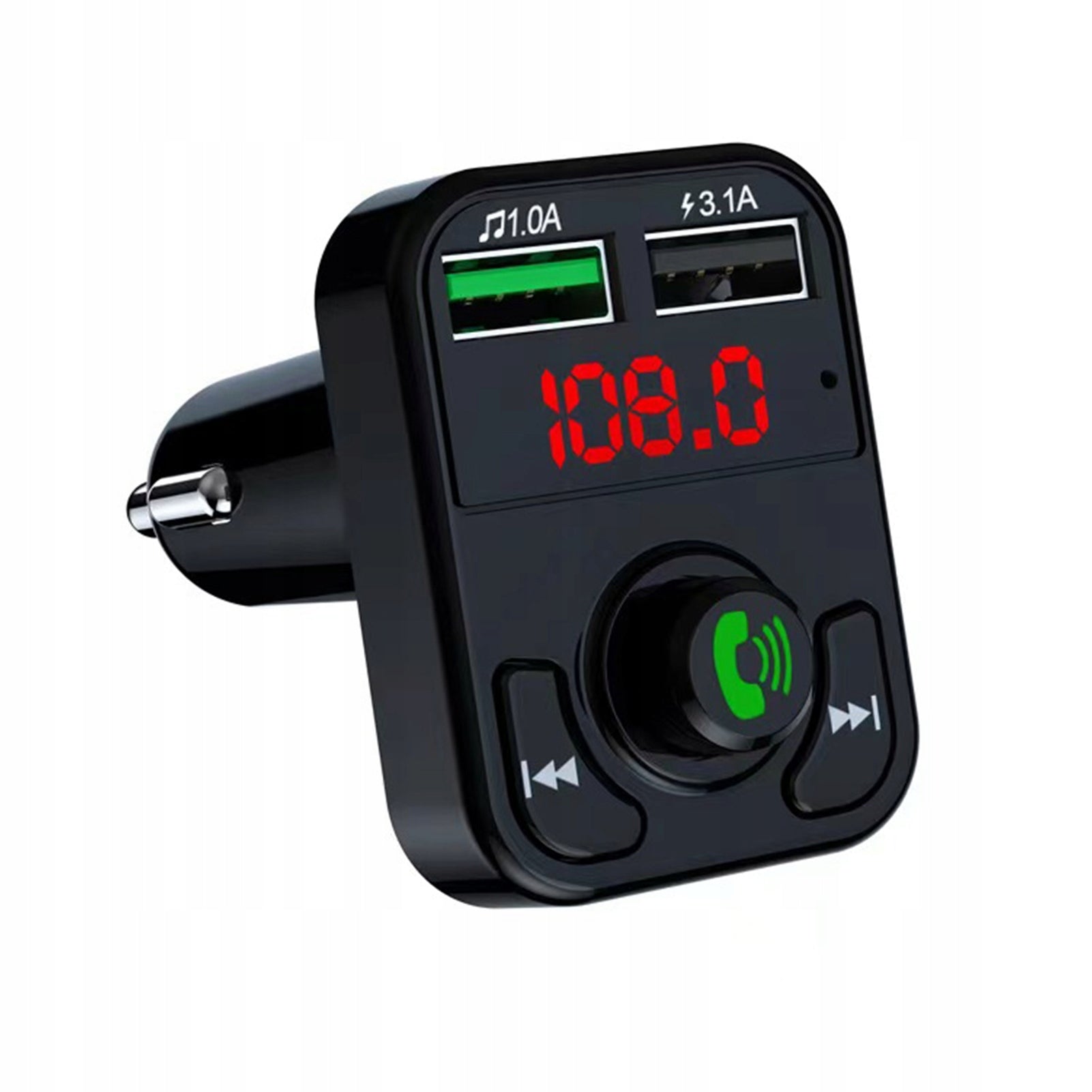 TRANSMITTER FM BLUETOOTH CAR CHARGER MP3 3.1A