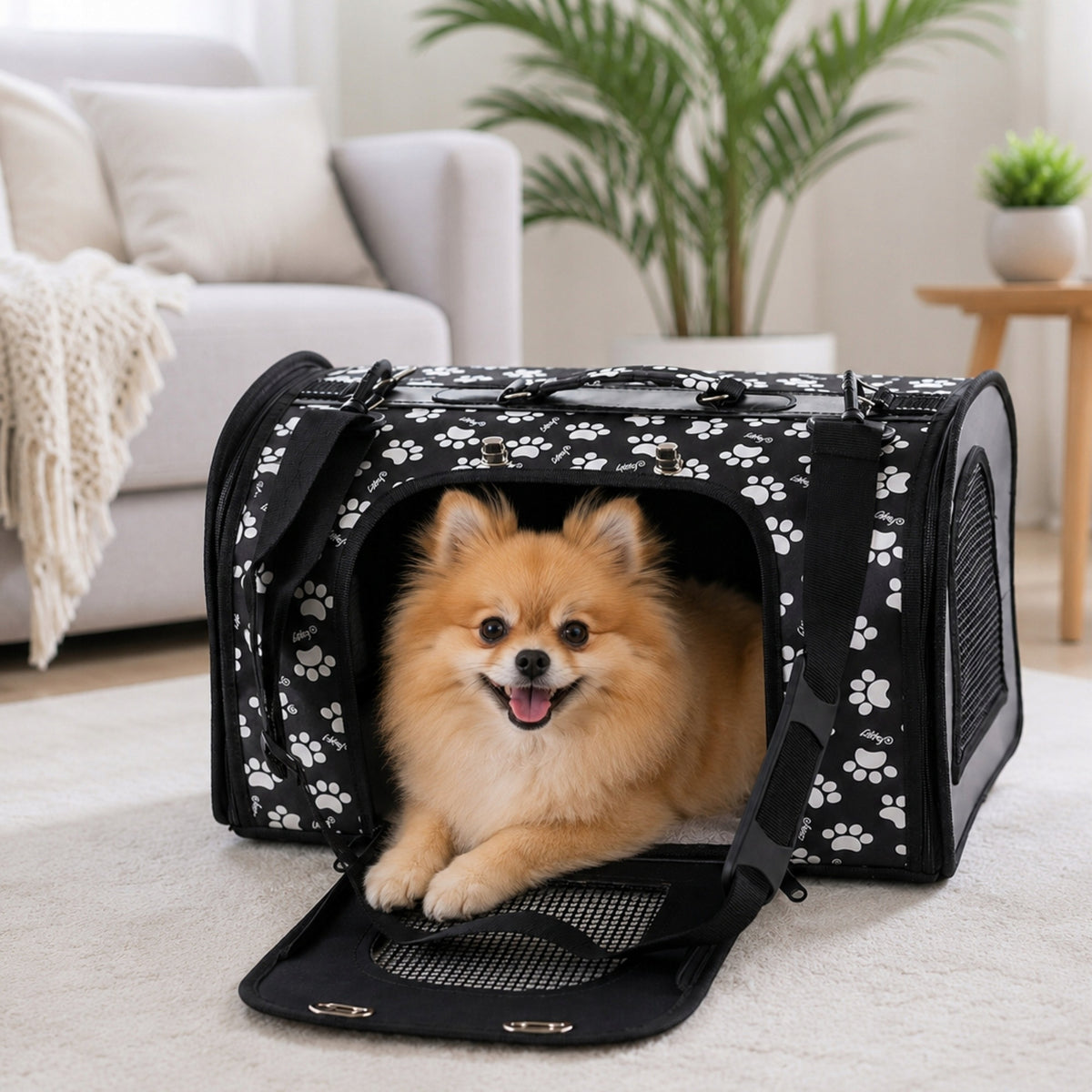 TRANSPORT BAG CAT ANIMAL DOG CARRIER LARGE FOLDING SHOULDER BAG Packaging status original