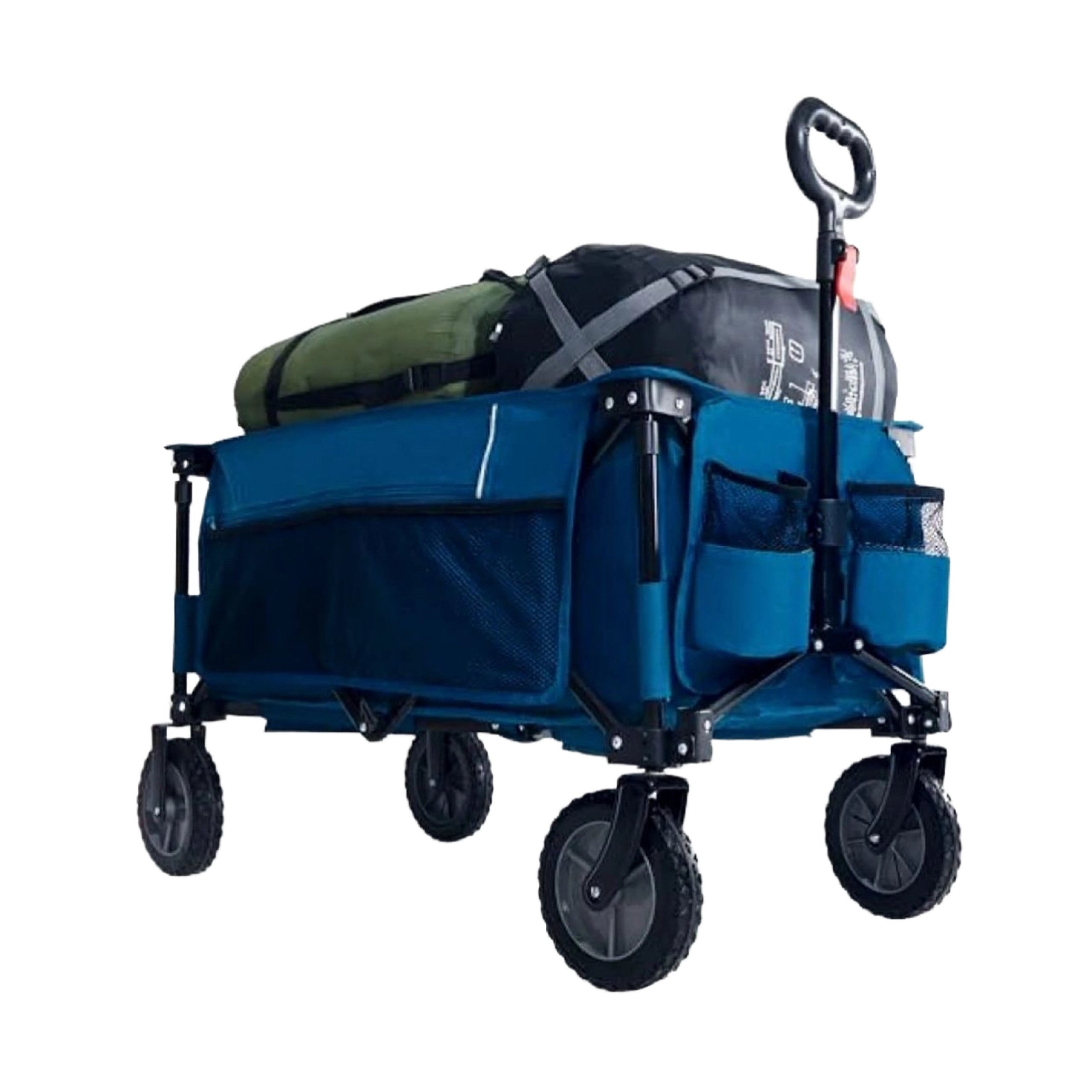 TRANSPORT FOLDING TROLLEY 200L LIFTING CAPACITY 100 KG ADJUSTABLE HANDLE