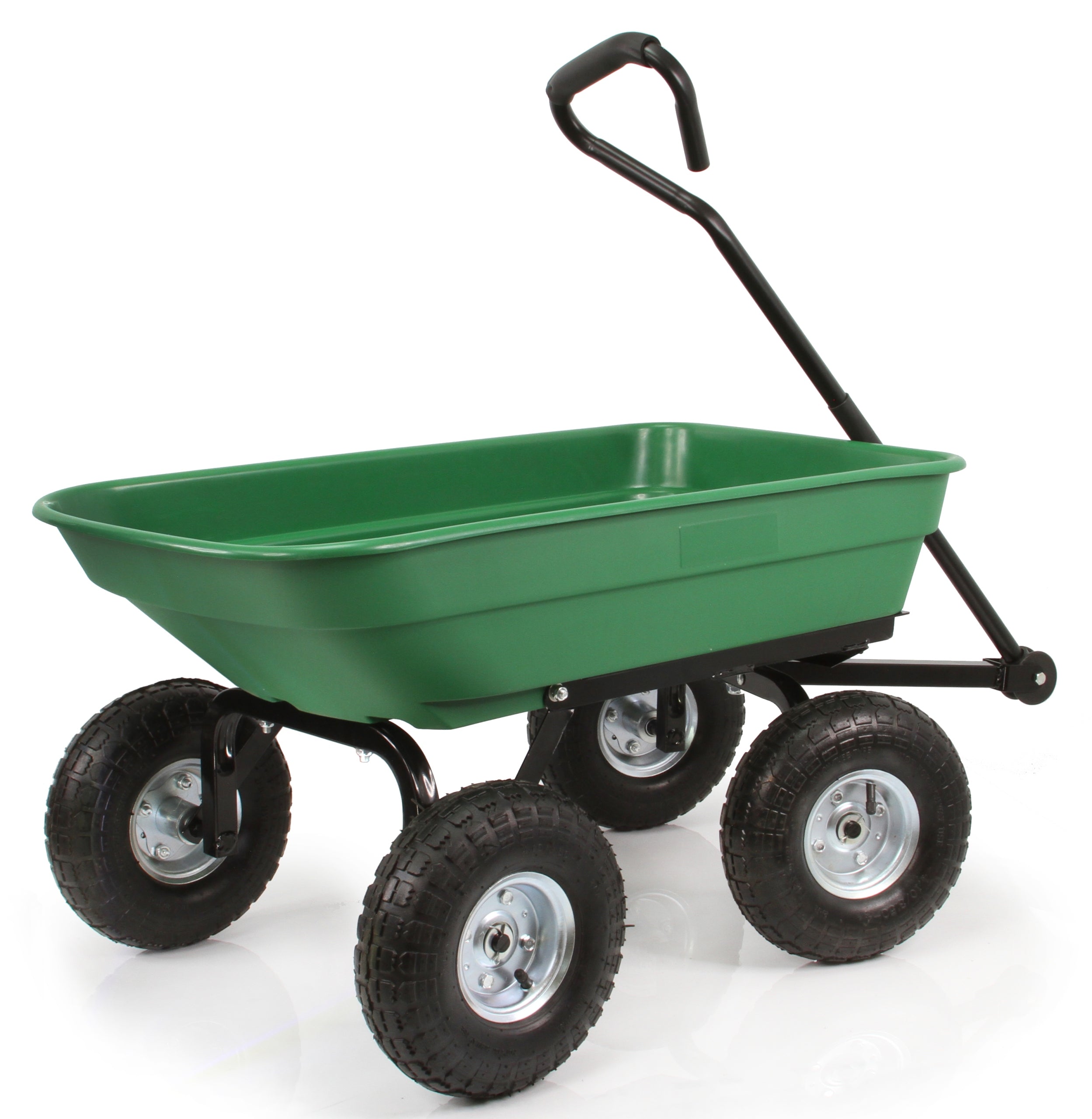 TRANSPORT GARDEN TROLLEY 120kg DUMP TRUCK WHEELBARROW PUMPED WHEELS Manufacturer code WÓZEK OGRODOWY TRANSPORTOWY 120kg