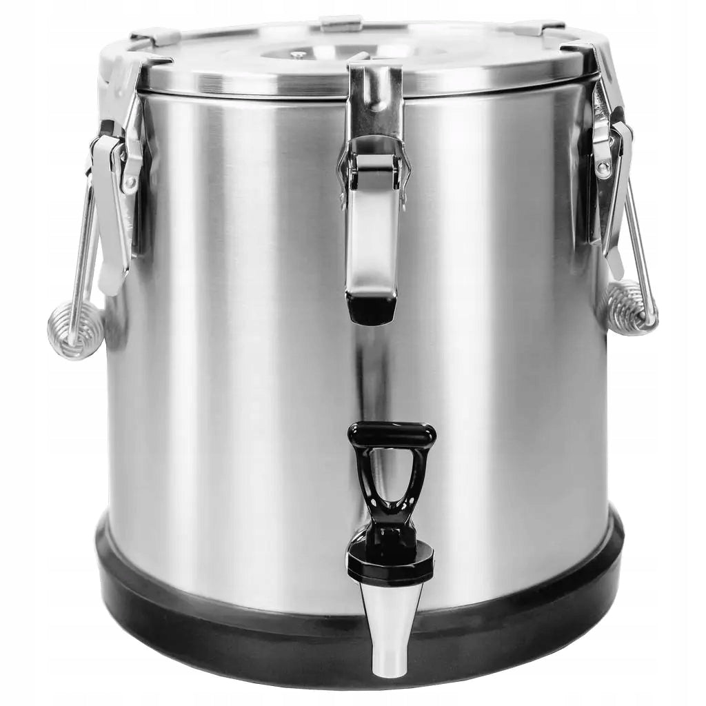 TRANSPORT THERMOS DINNER WITH TAP 15L Catering DOUBLE WALL Mega-M