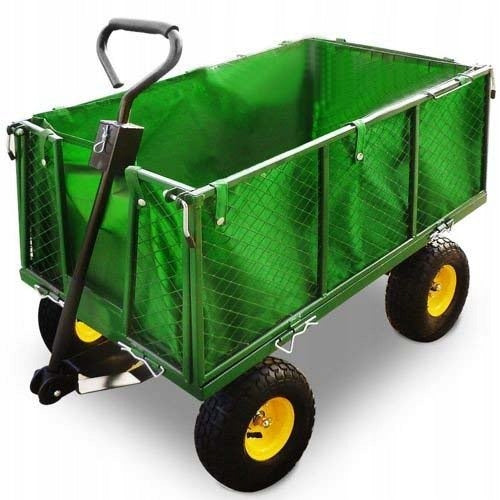 TRANSPORT TROLLEY 4 WHEEL GARDEN TRAILER